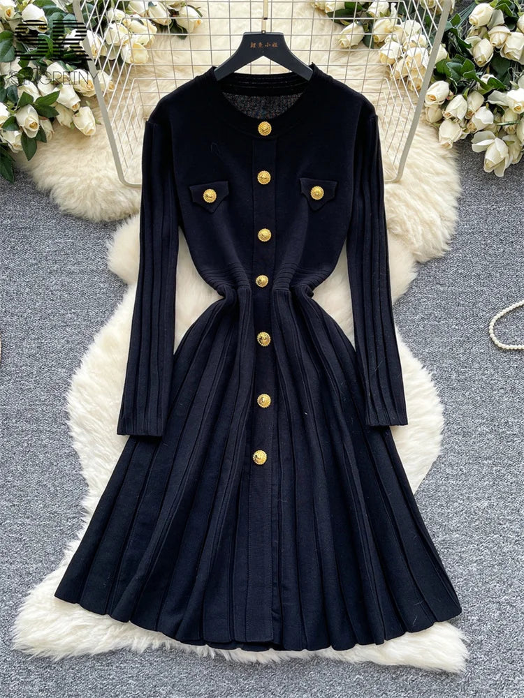 Autumn Style Knit Dress