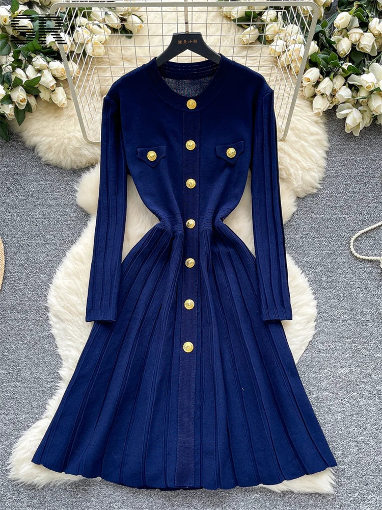 Autumn Style Knit Dress