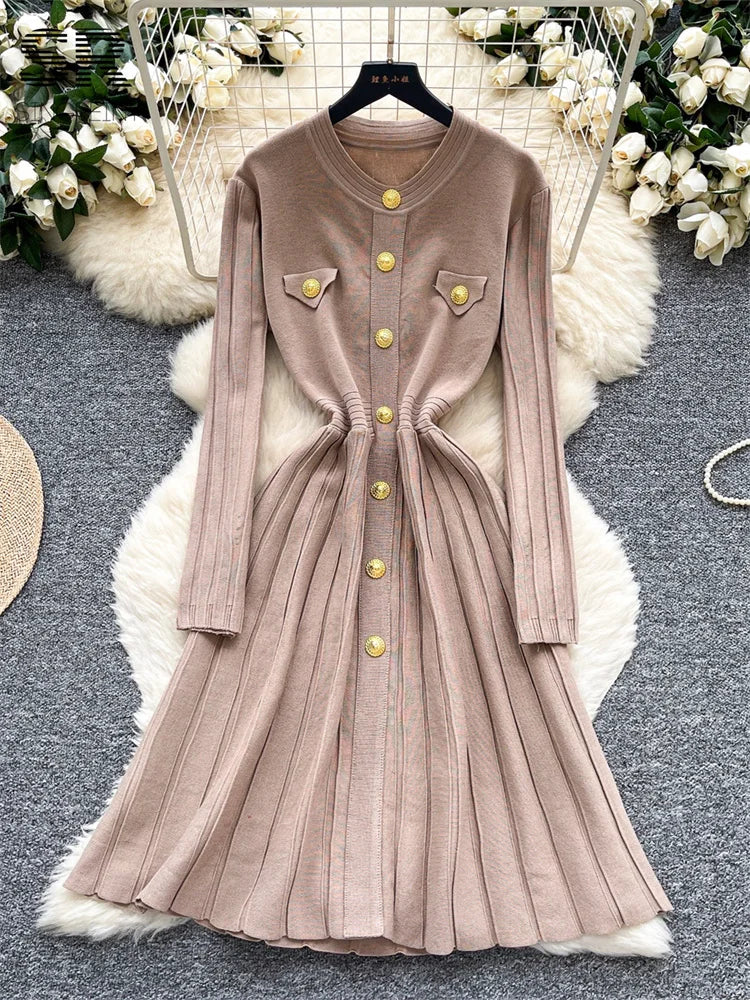 Autumn Style Knit Dress