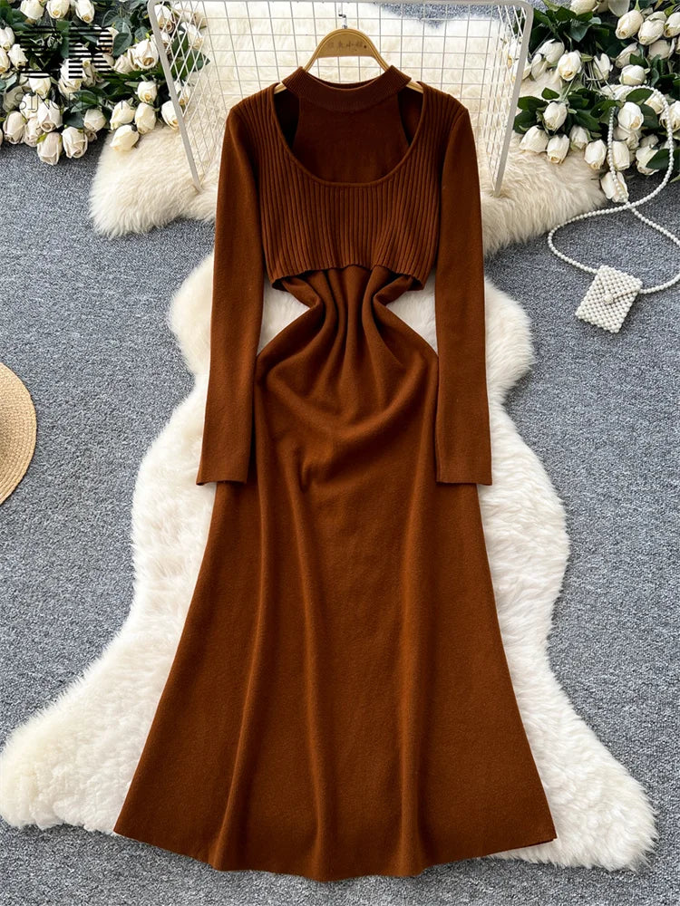 Halter Knit Dress