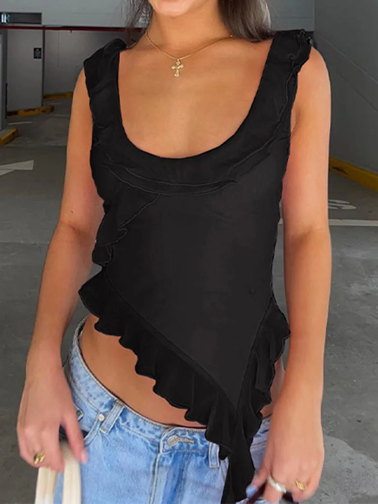 O-neck Sleeveless Tank Top