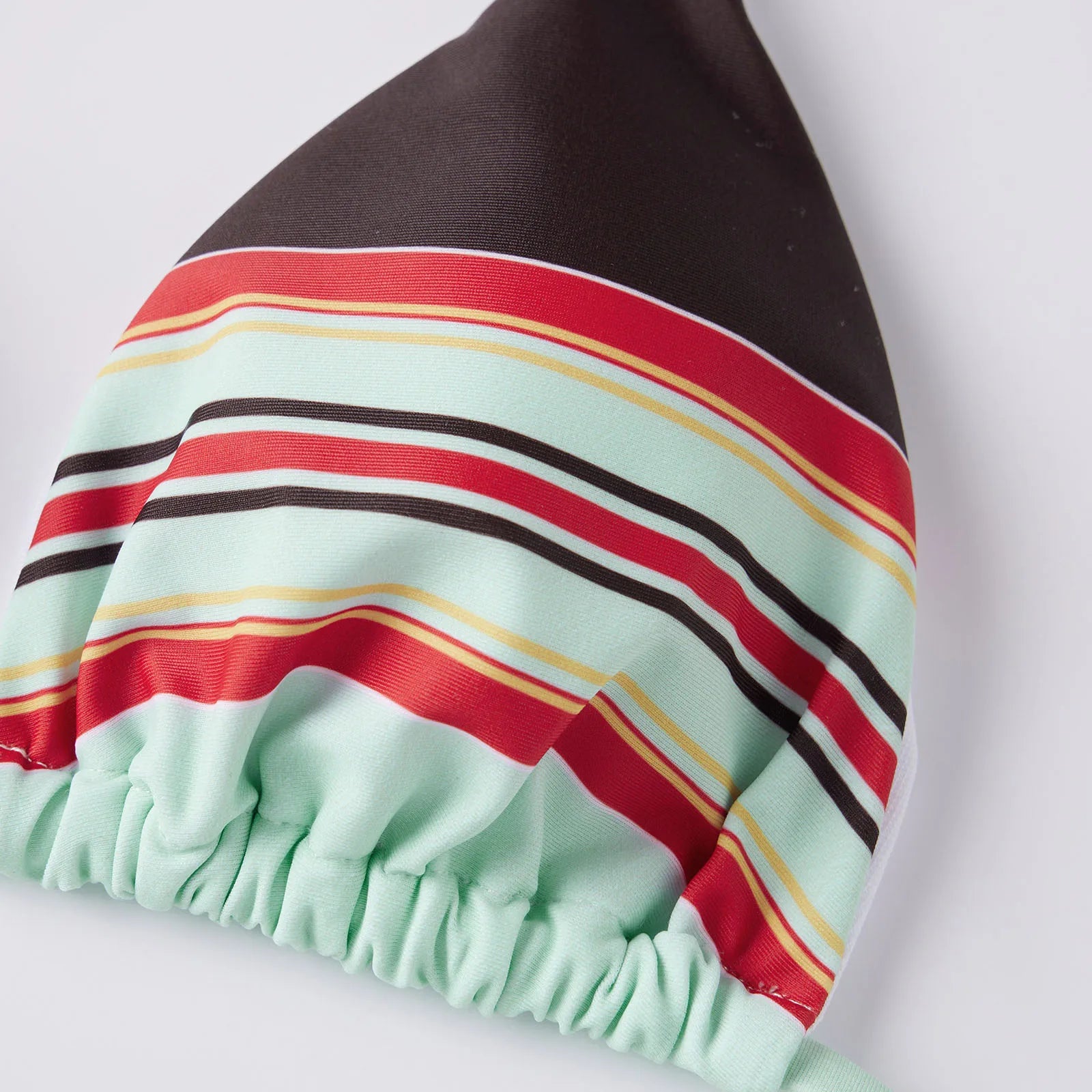 Womens Striped Print Bikini