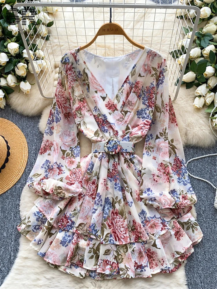 Beach Floral Print Dress