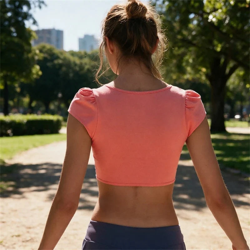 Short Sleeve Crop Top