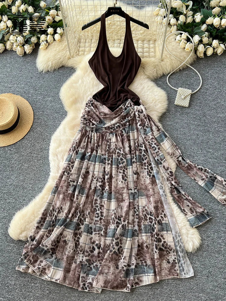 Leopard Artistic Print Dress