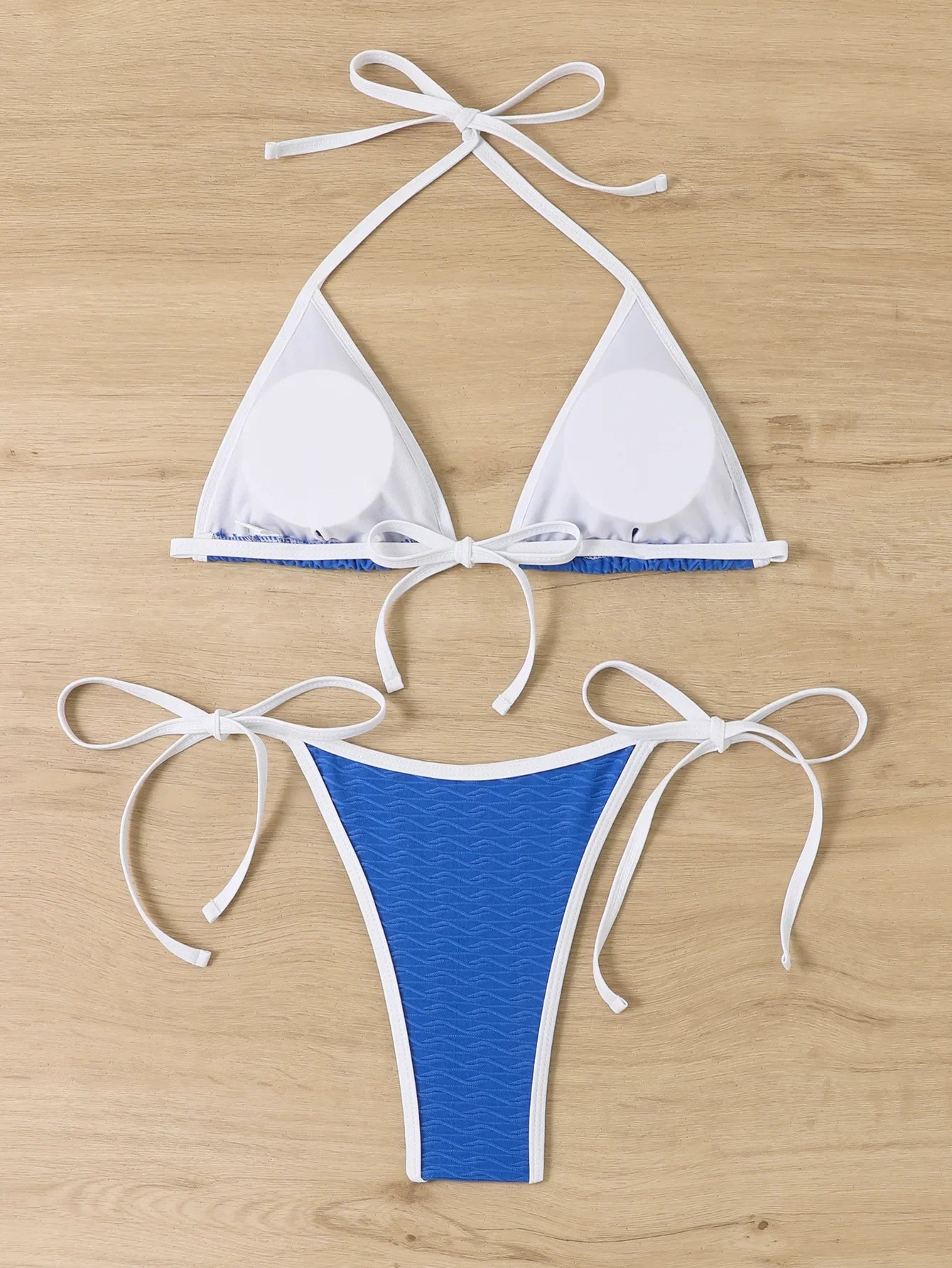 Sexy Black Contrast Bikini Set