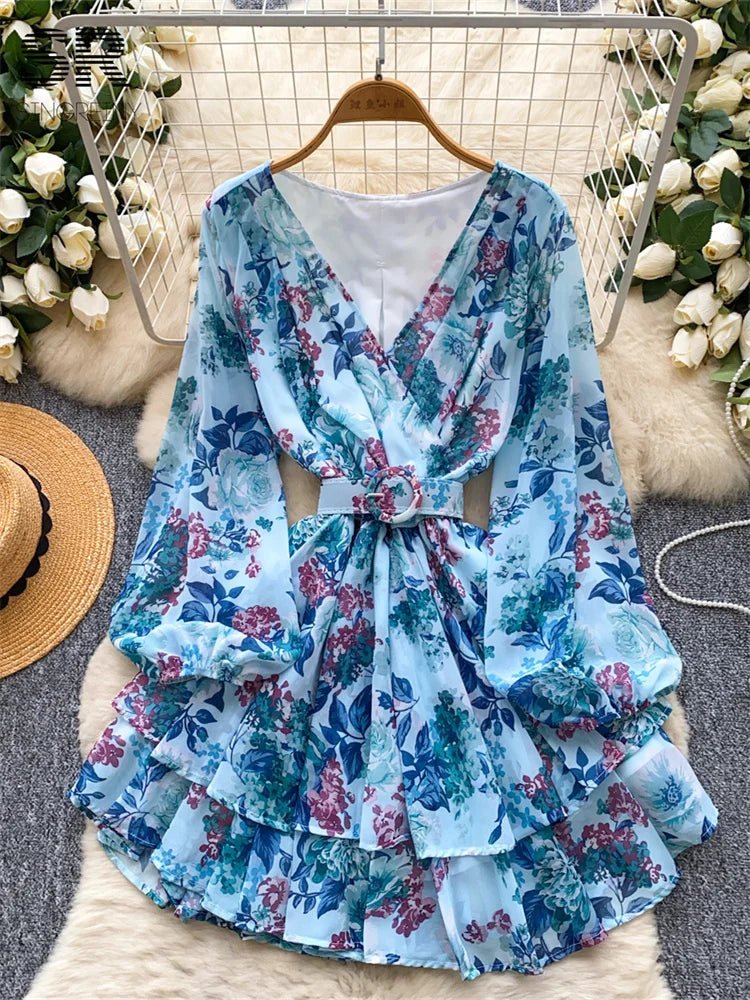 Beach Floral Print Dress