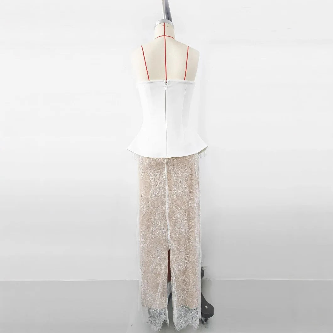 White Brithday Party Dress
