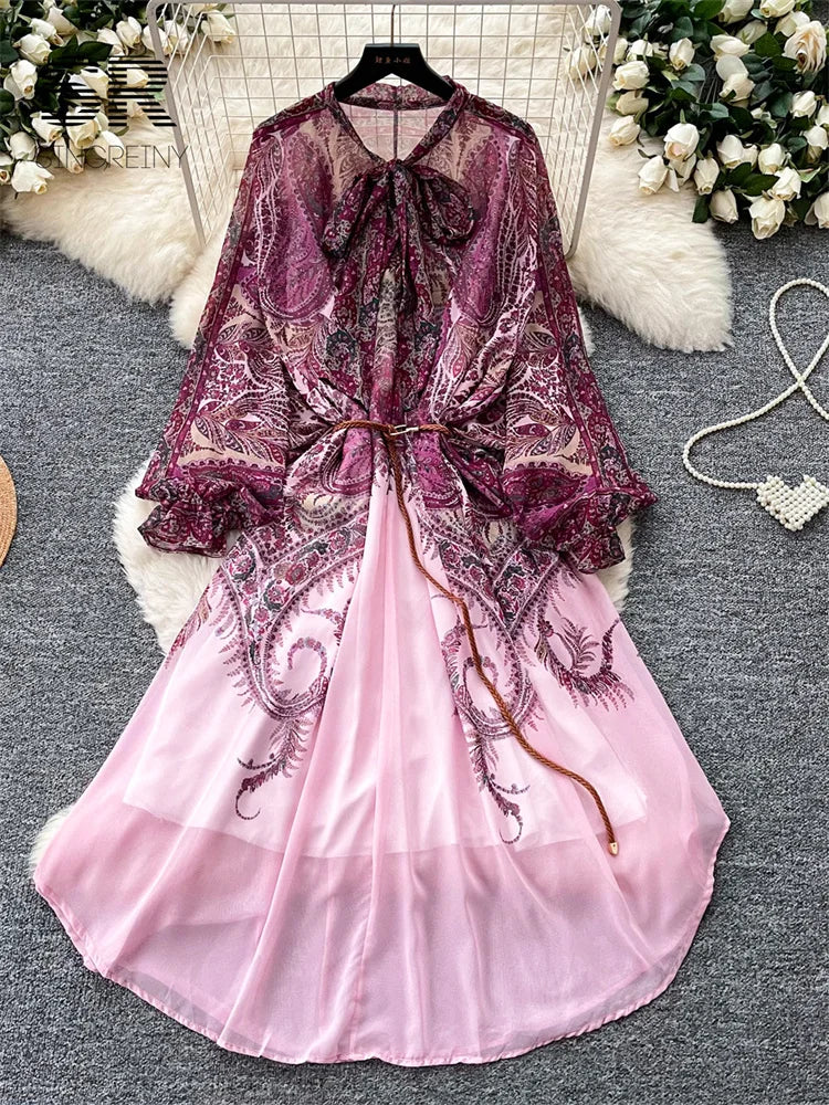 Vacation Chiffon ShirtDress