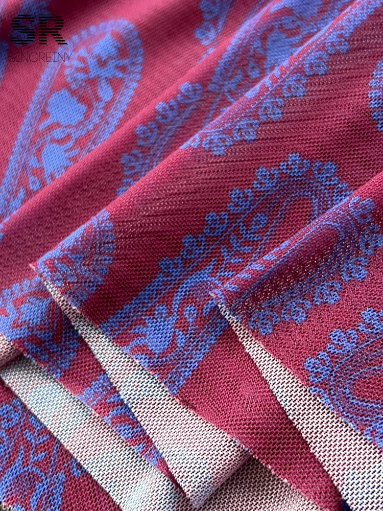 Senior Print Sexy Dress