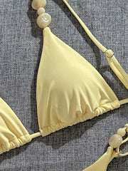 Sexy Pearls Strap Micro Bikini