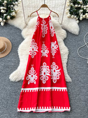 Bohemian Print Beach Dress