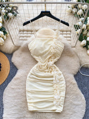 3D Floral Mesh Bodycon SunDress