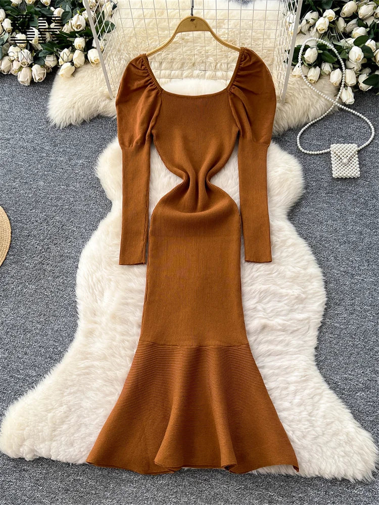 Winter Style Knit Dress