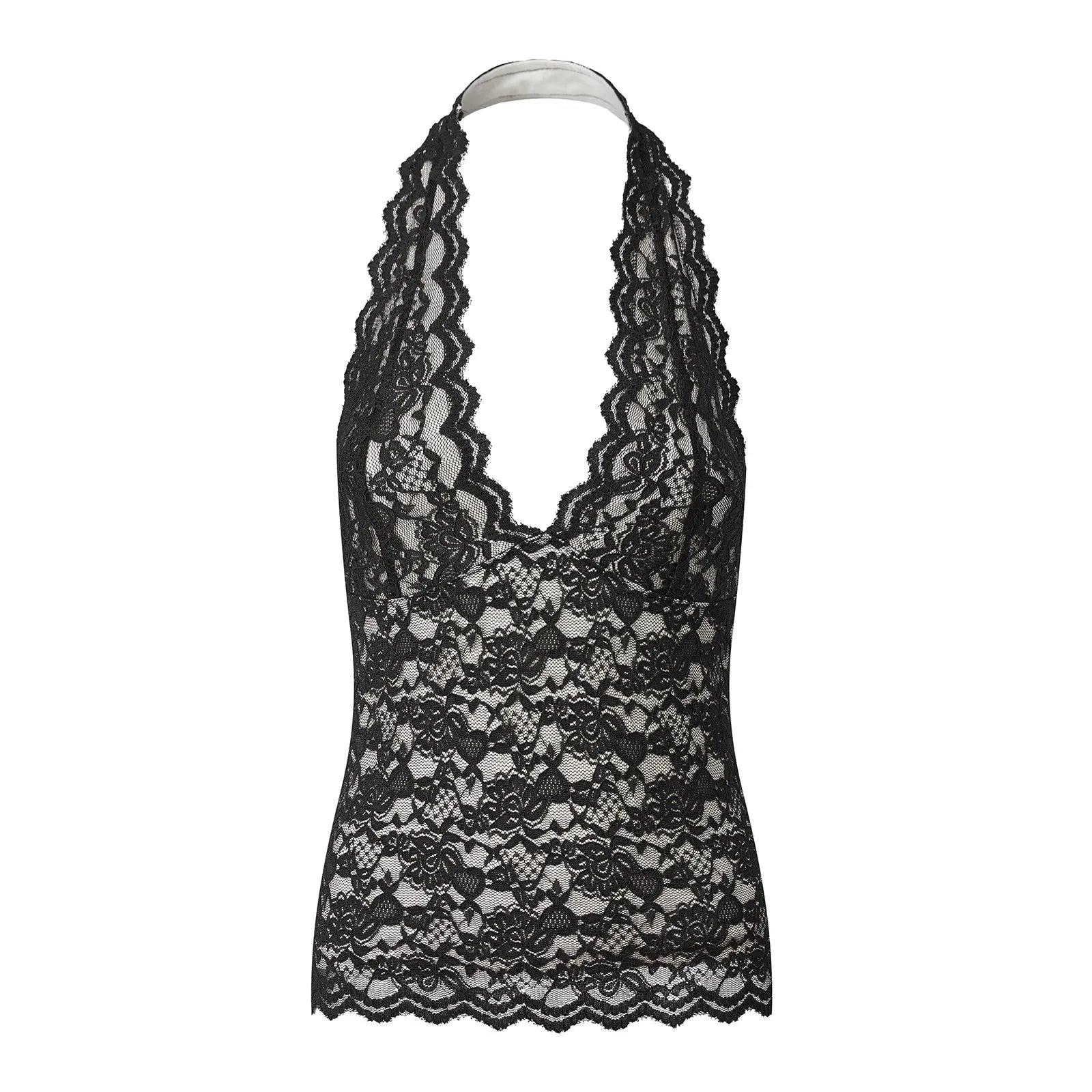 Lace Halter Tops