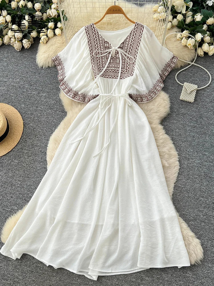 Bohemian Vacation Casual Dress