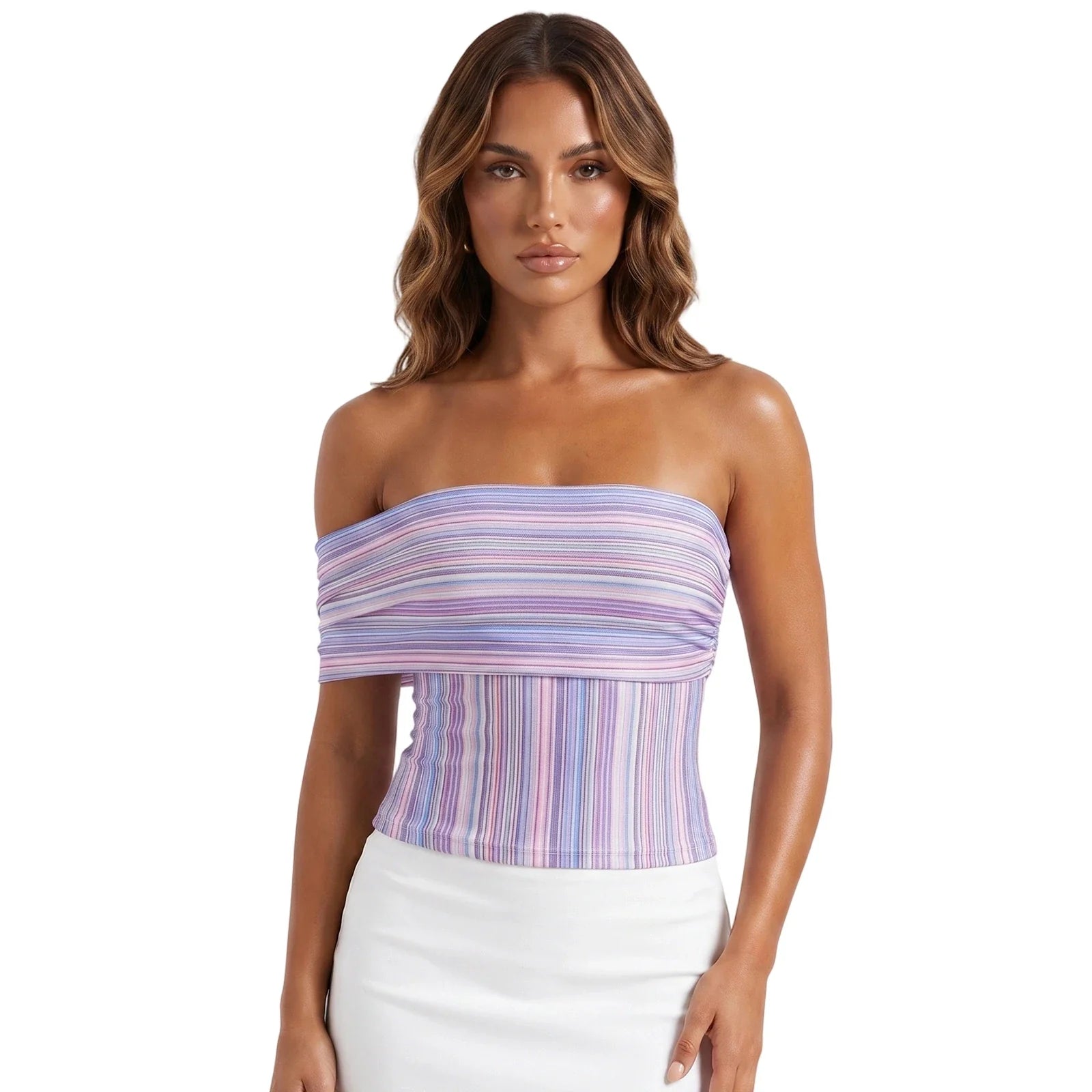 Elegant Women's Off Shoulder Tops
