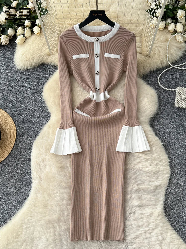 Basics Autumn Knitted Dress