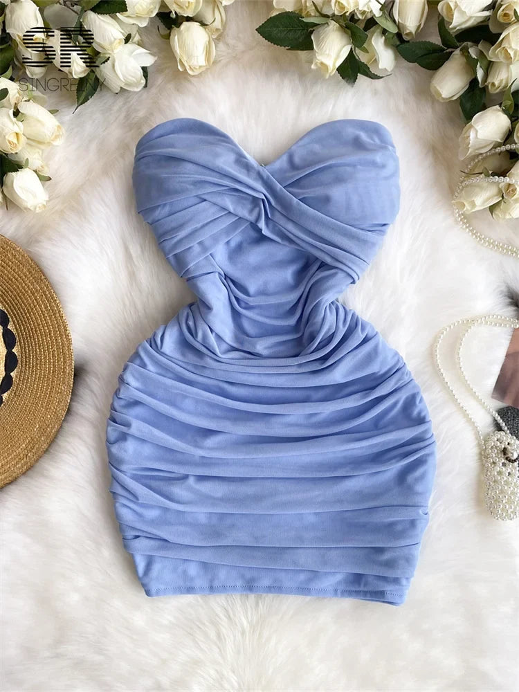 Strapless Mini Dress