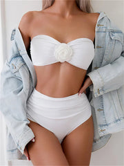 White Two-Piece Bikini Set
