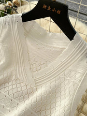 Hollow Out Knitting Dress