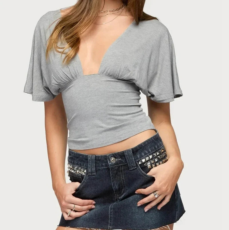 Minimalist Coquette Crop Top