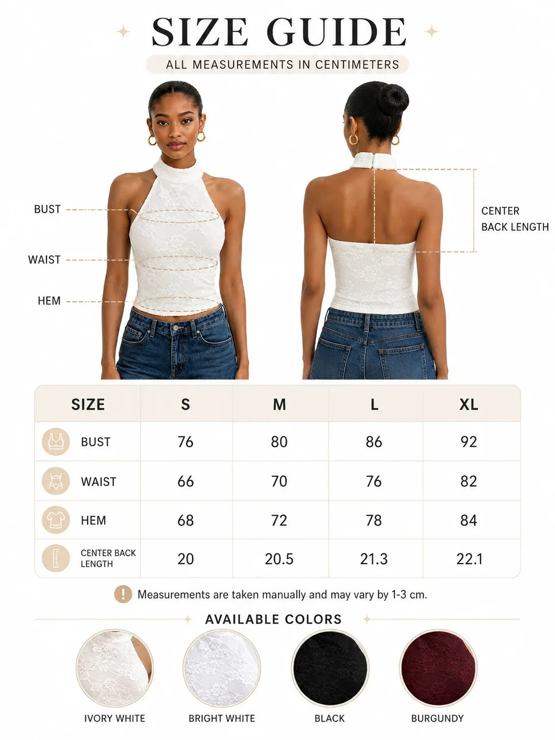 Floral Lace Halter Crop Top