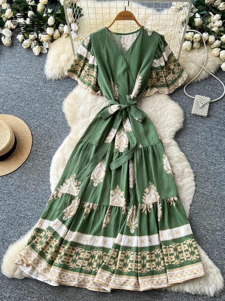 Bohemian Print Dress