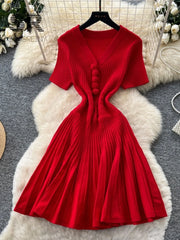 Minimalist Solid Knitted SunDress