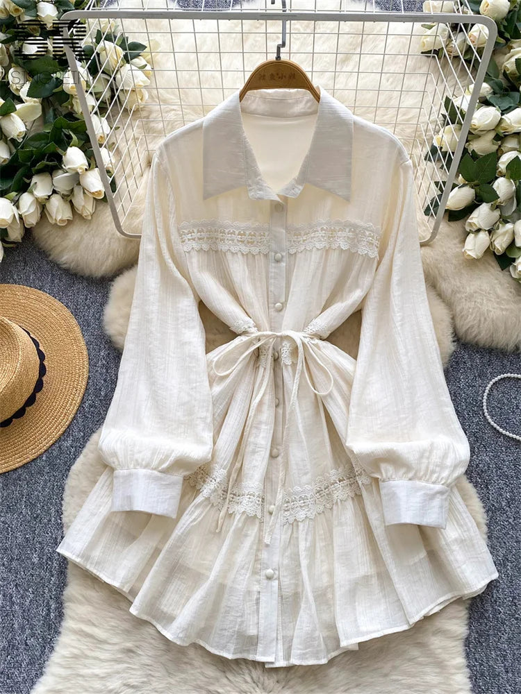 Gentle Korean Shirt Dress