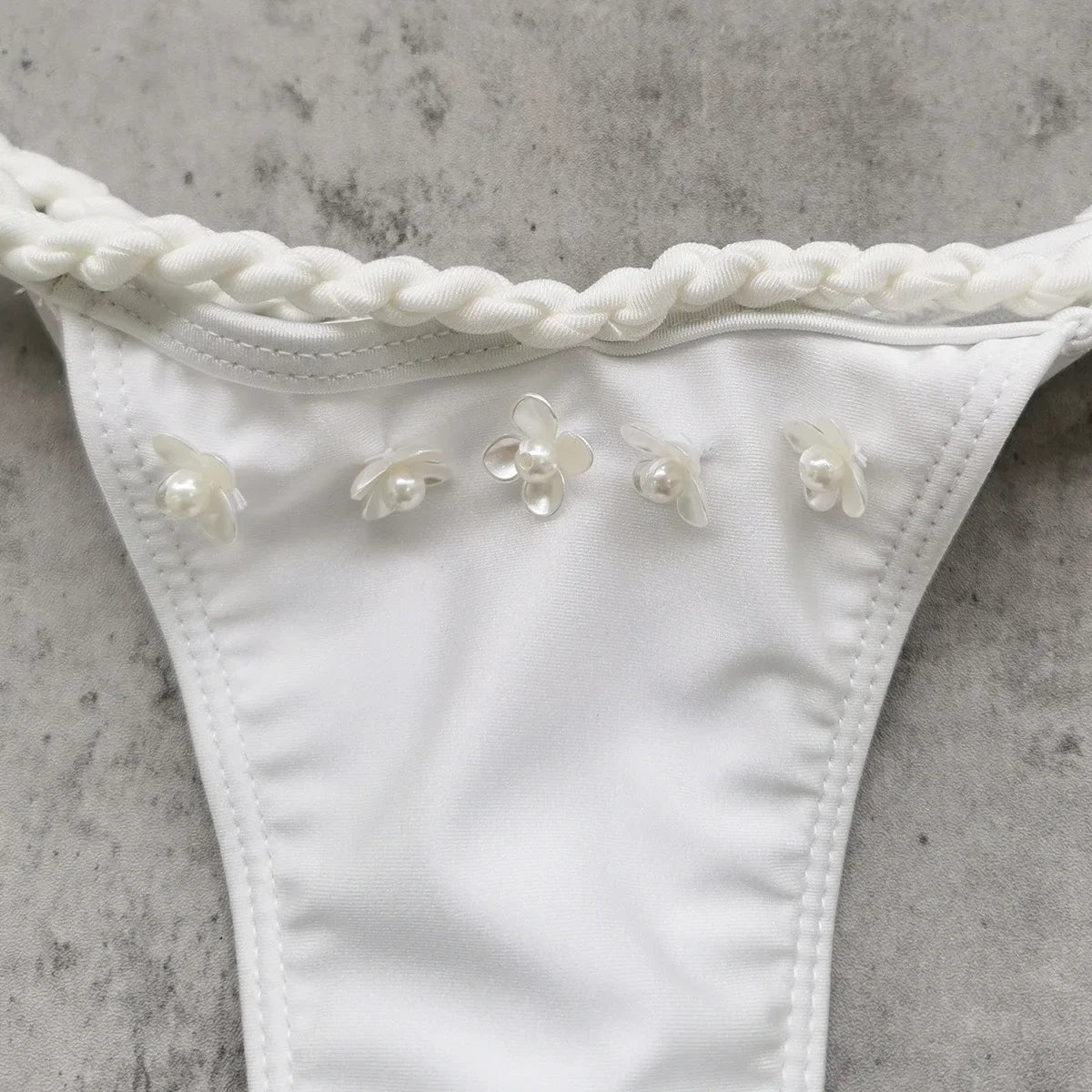 Sexy White Micro Bikini Set