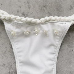 Sexy White Micro Bikini Set