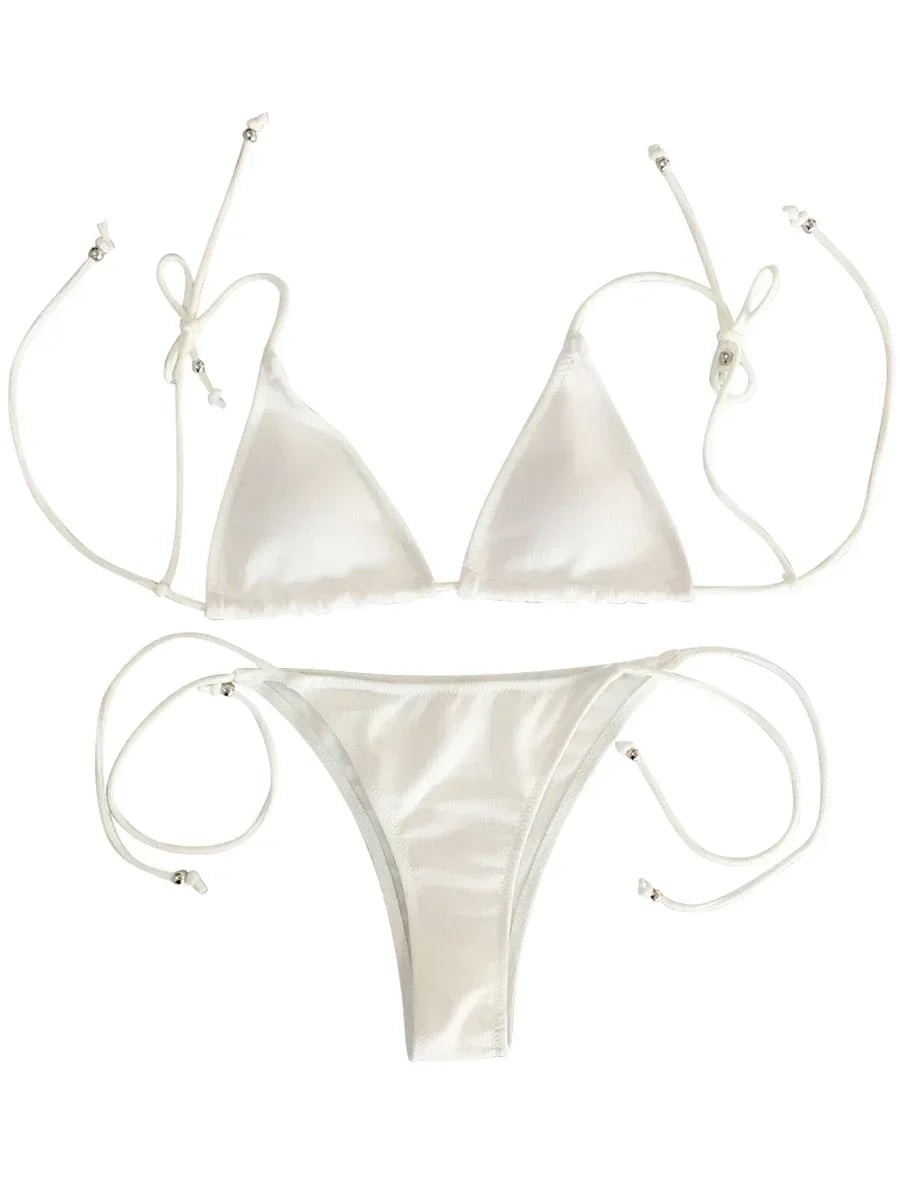 Ribbed Micro Tiny Bikini