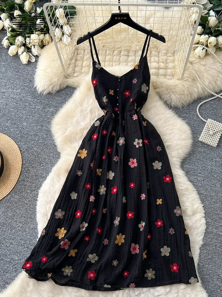 Embroidery Casual A-line Dress