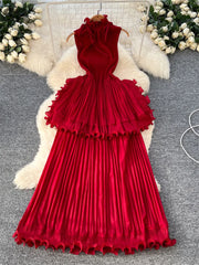 Ruffles Long Dress