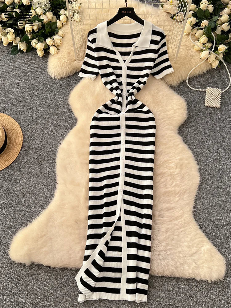 Vintage Striped Dress