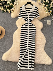 Vintage Striped Dress