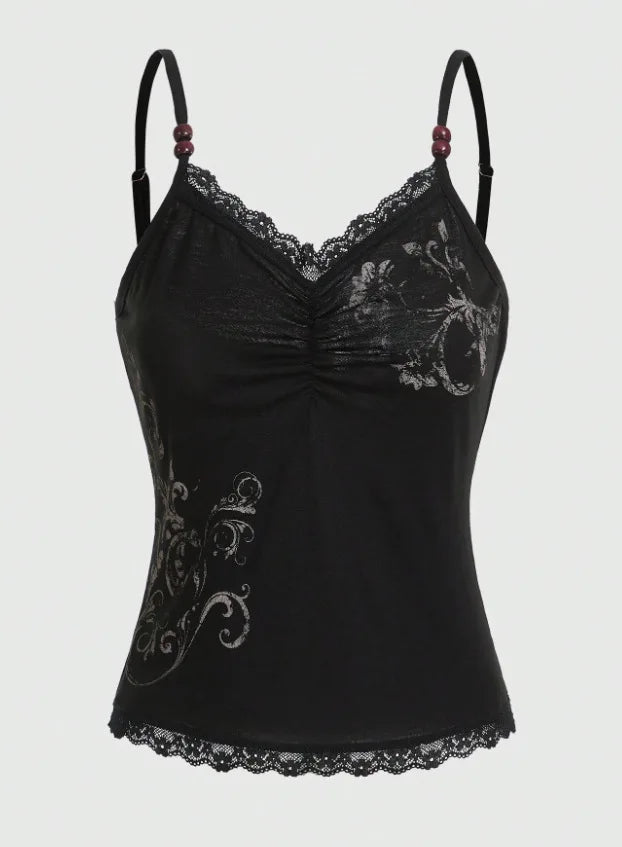 V Neck Cami Tank Top