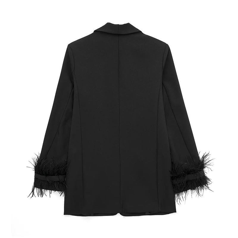 Cora Feather Blazer