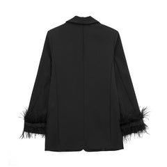 Cora Feather Blazer