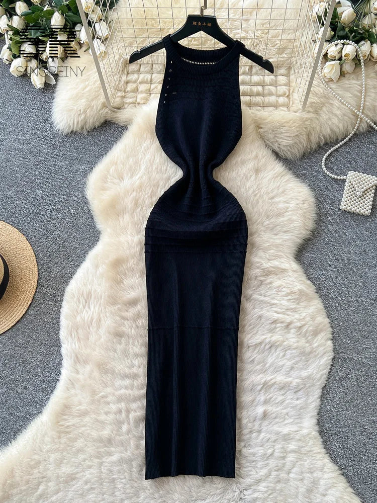 Stretchy Knitted Dress
