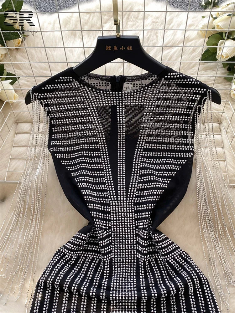 Beading Tassel Dress