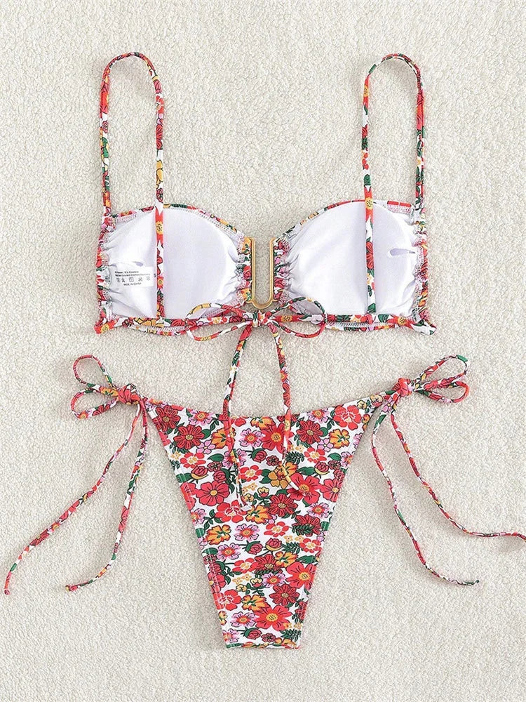 Sexy U Wire Bikini Set