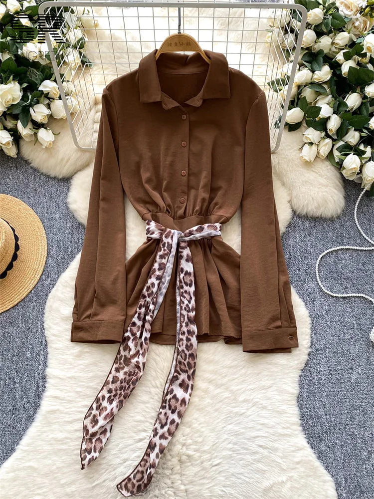American Retro Shirt Dress