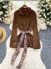 American Retro Shirt Dress