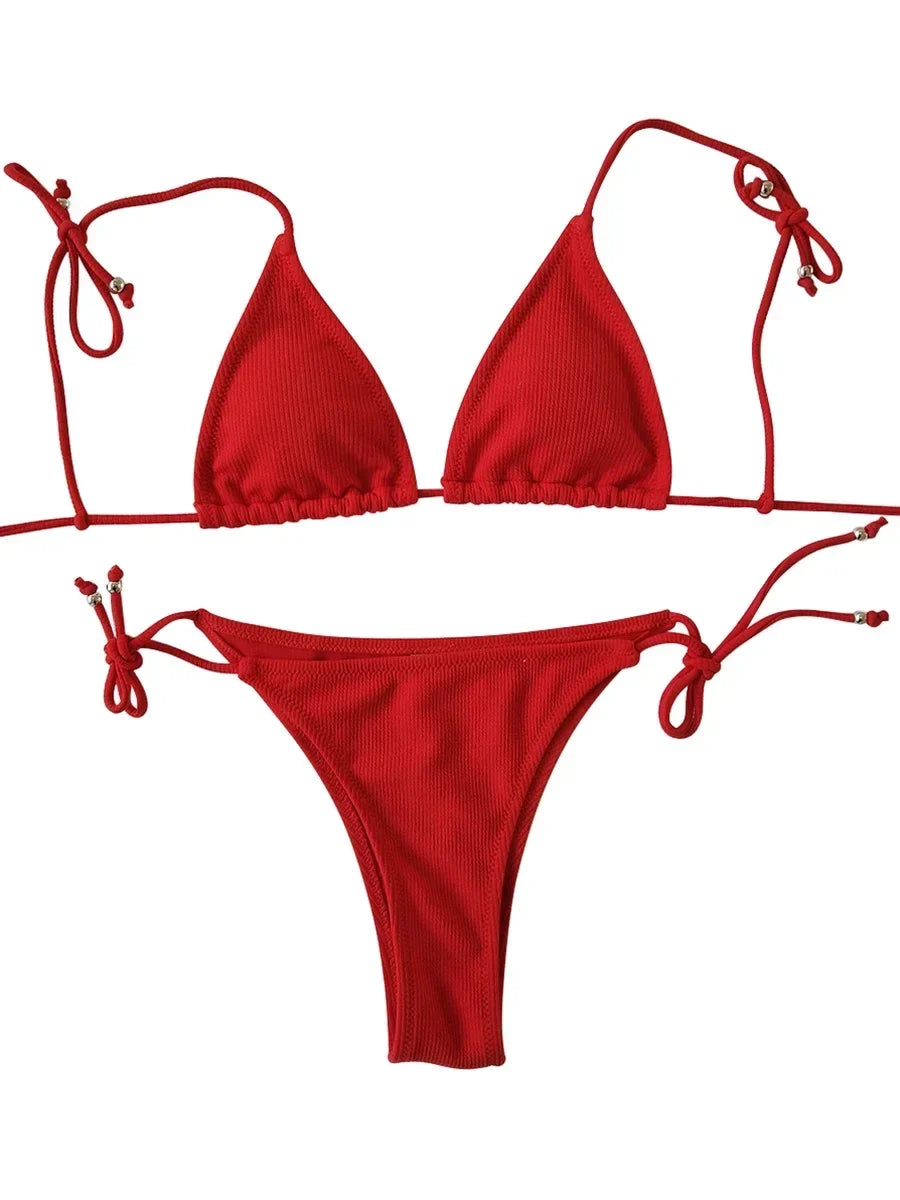 Ribbed Micro Tiny Bikini