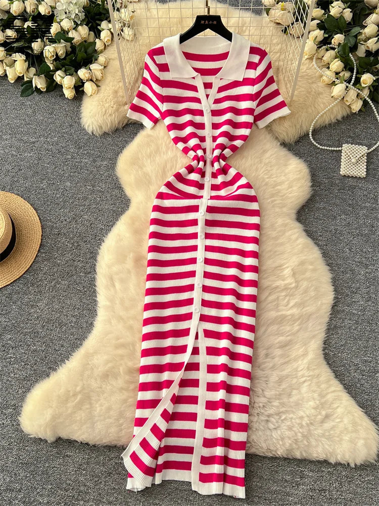 Vintage Striped Dress