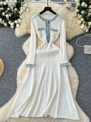 Luxury Autumn Sweater Dress