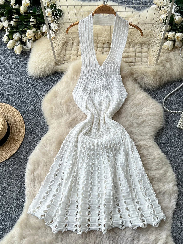 Backless Sexy Mini Dress