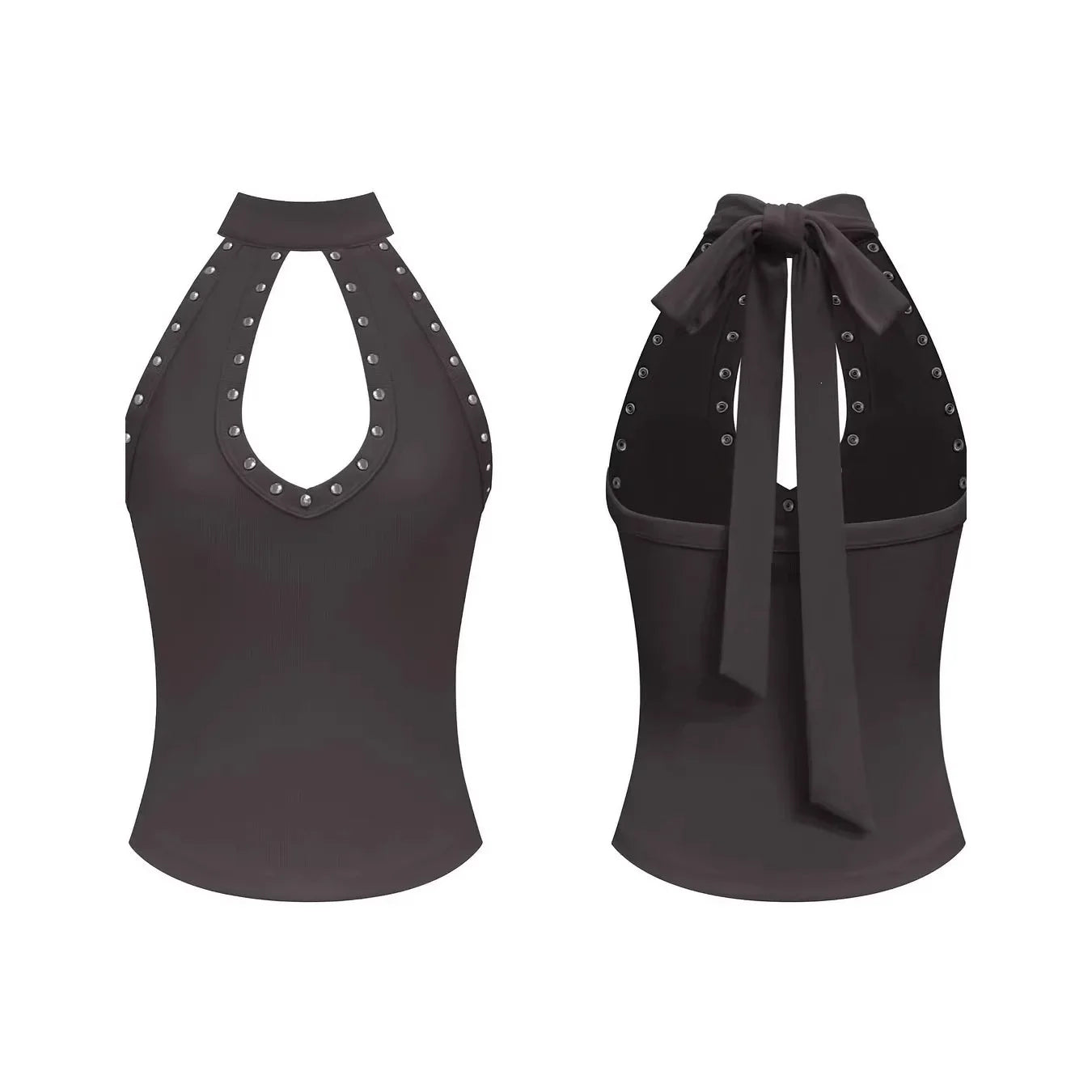 Halter Tie Back Crop Top